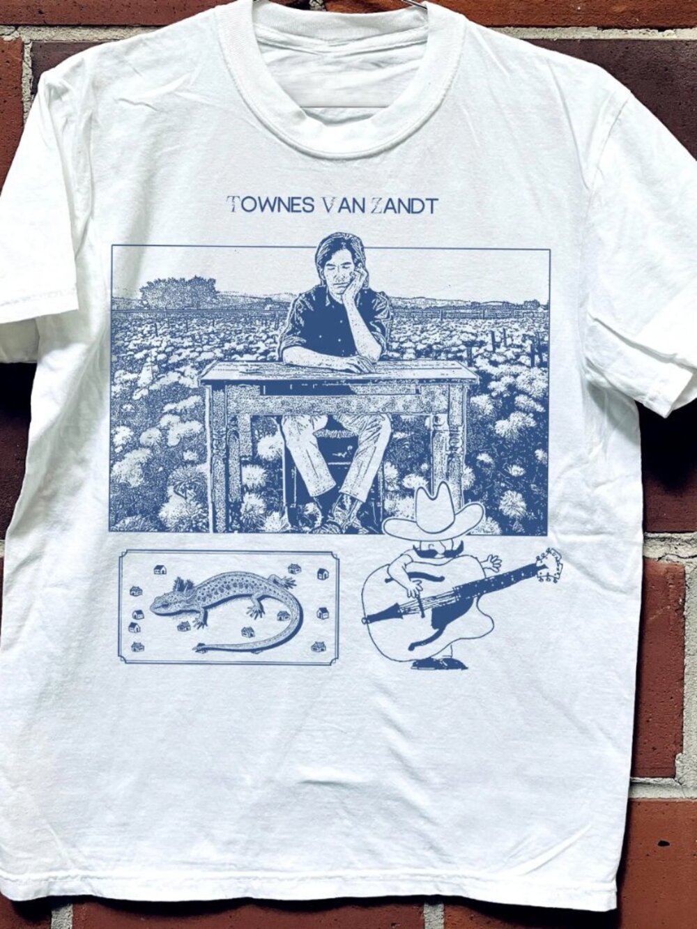 Townes Van Zandt fan art shirt - Picture 1 of 4